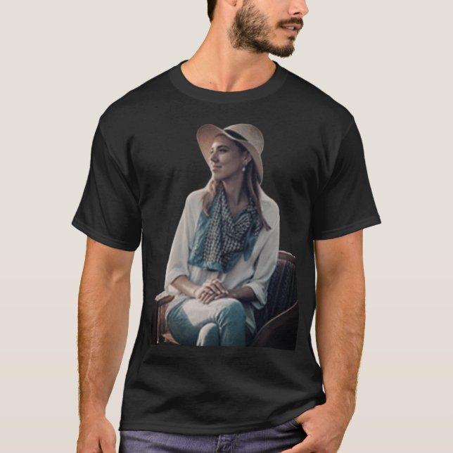 Basic Dark T-Shirt Comfortable, casual and loose (Front)