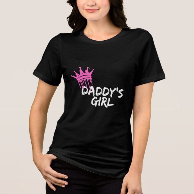 Basic Dark T-Shirt Tri-Blend Shirt (Front)