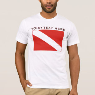 Basic Dive Flag Template Shirt