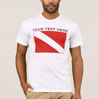 Basic Dive Flag Template Shirt