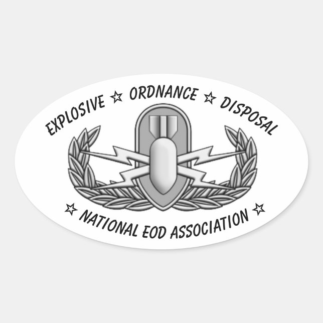 Basic EOD Badge Sticker (Front)