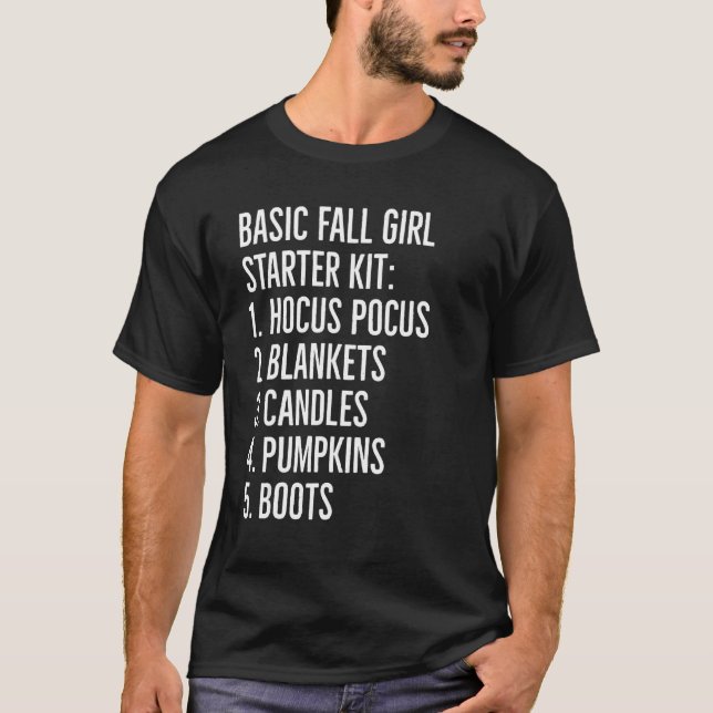 Basic fall girl starter kit Hocus pocus blankets c T-Shirt (Front)