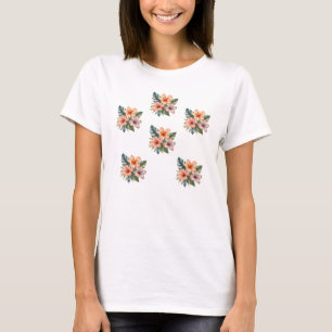Basic Floral Women's Shirt1 T-Shirt
