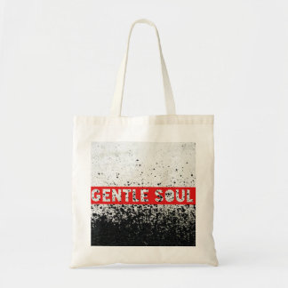 Basic gentle soul shopper tote bag
