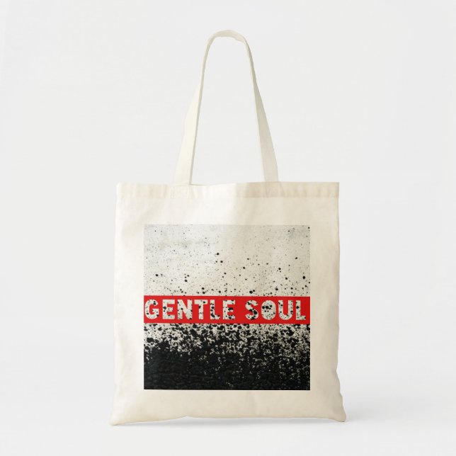 Basic gentle soul shopper tote bag (Front)