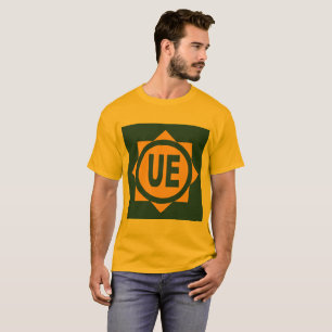 Basic gold T-shirt for men Design EU