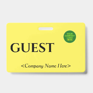 Basic "GUEST" Badge ID Badge