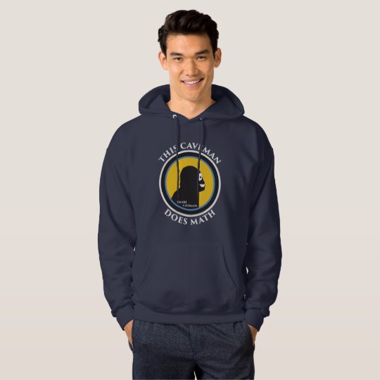 Basic Hoodie: Math Smart Caveman Hoodie
