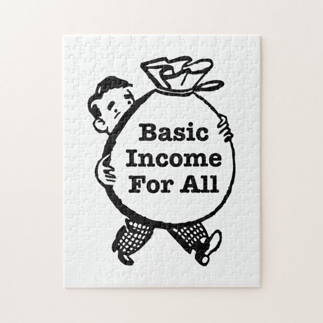 Basic Income For All Jigsaw Puzzle (Vertical)