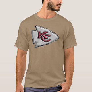 Basic Kansas City Chiefs Logo Oversized T-Shirt