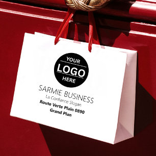 Basic Logo Custom Bag, Business or Shop Tote Bag