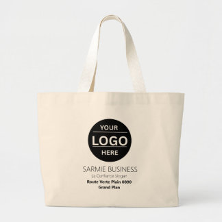 Basic Logo Custom Bag, Business or Shop Tote Bag