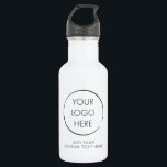 Basic Logo Custom, Business or Marketing 532 Ml Water Bottle<br><div class="desc">Add your logo and text to create a cool custom water bottle for your business or event. These bottles are great for marketing and promotions.</div>