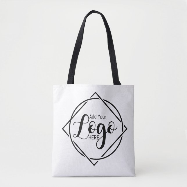 Basic Logo Custom Business Tote Bag | Personalised (Front)