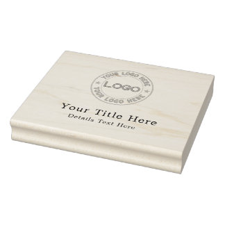Basic Logo Custom Rubber Stamp
