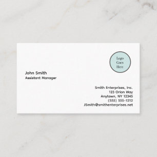 Basic Logo Information Company Business Card