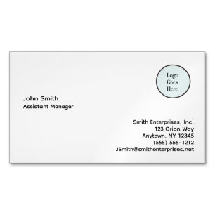 Basic Logo Information Company Business Magnet