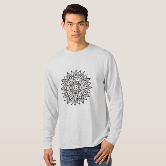 Basic Long Sleeve T-Shirt (Front Full)