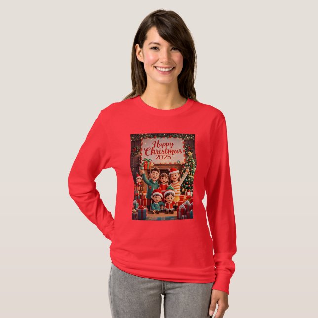 Basic Long Sleeve T-Shirt (Front Full)