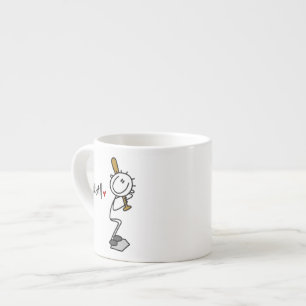 Basic Male Stick Figure Baseball T-shirts and Gift Espresso Cup