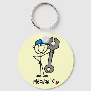 Basic Mechanic T-shirts and Gifts Key Ring