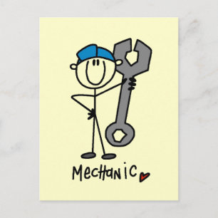 Basic Mechanic T-shirts and Gifts Postcard