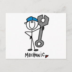 Basic Mechanic T-shirts and Gifts Postcard