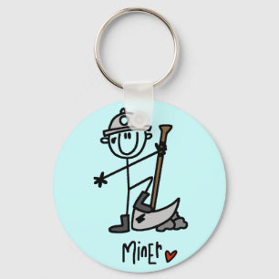 Basic Miner T-shirts and Gifts Key Ring