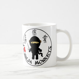 Basic Mug - I love ninja monkeys