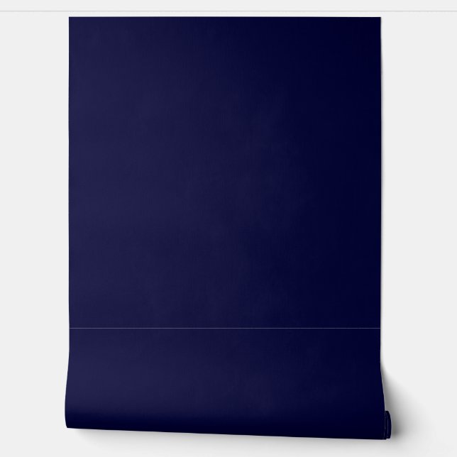 Basic Navy Blue Solid Colour Simple One Minimal Wallpaper (Unrolling)