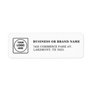 Basic Office Business Clean Professional Address Return Address Label