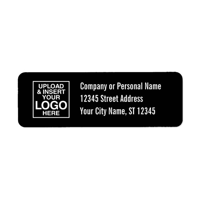 Basic Office or Business Return Address Label (Front)