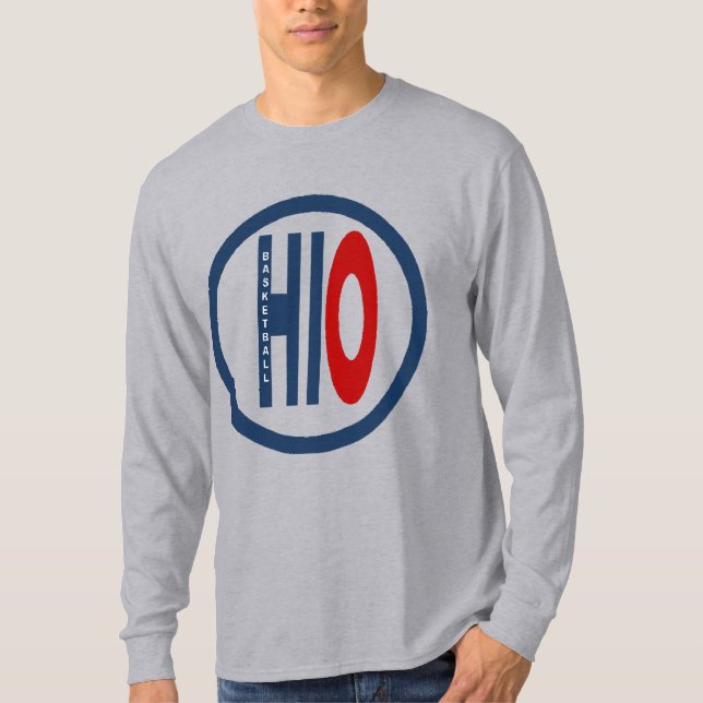 Basic OHIO BASKETBALL Gray T-shirt (Front)