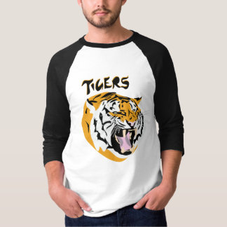 Basic Orange Tigers Jersey With Team Name T-Shirt