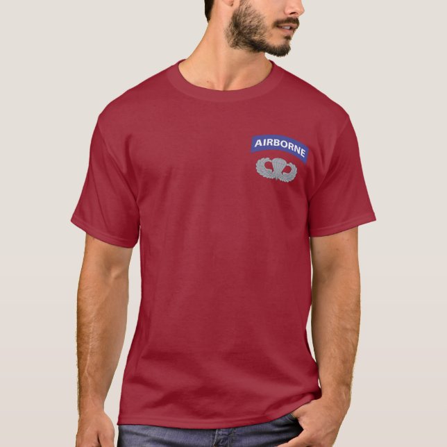 Basic Parachutist Airborne T-shirts (Front)