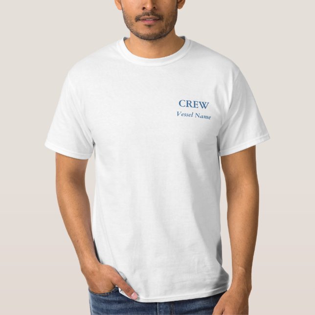 Basic Personalized Crew Tee - Custom Crew Shirt (Front)