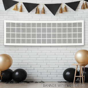 Basic Photo Template 60 Photos - Can Change Colour Banner