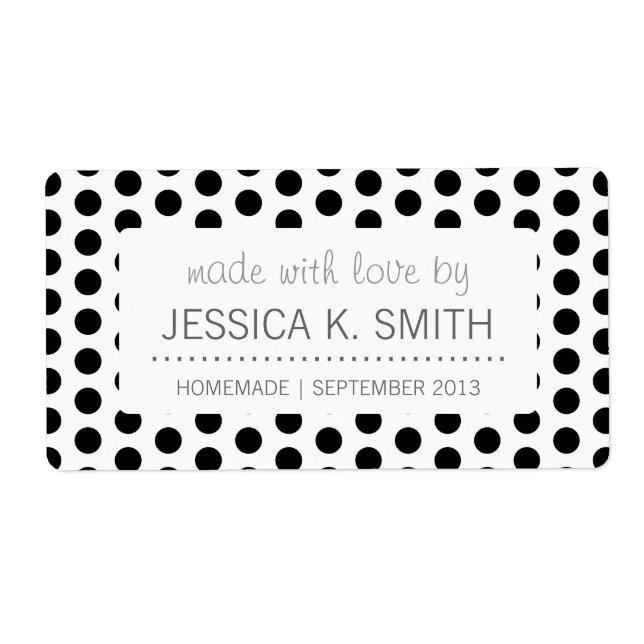 Basic Polka Dots Modern Pattern (Front)