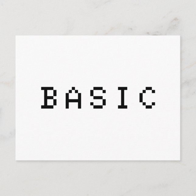 BASIC POSTCARD (Front)