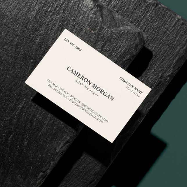 Basic Professional Business Card (Creator Uploaded)