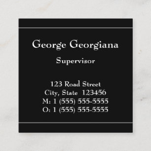 Basic Professional Profile Card