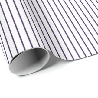Basic Purple Pinstripe Minimalistic Any Occasion Wrapping Paper