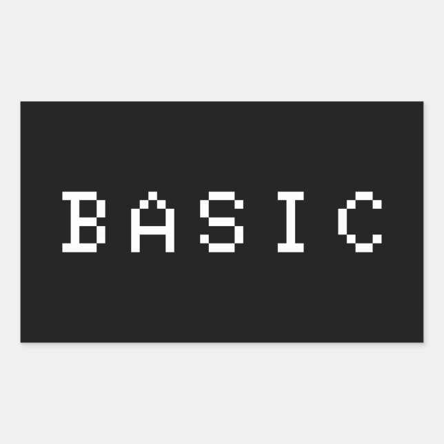 BASIC RECTANGULAR STICKER (Front)