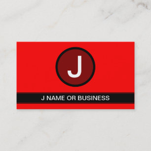 basic red bubble business card