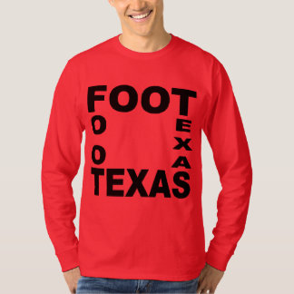 Basic red FOOT TEXAS T-shirt