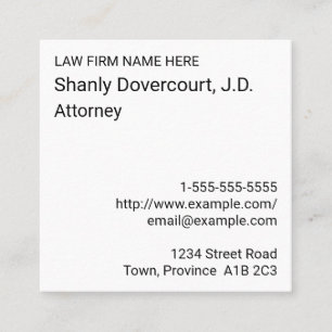 Basic, Simple Business Card
