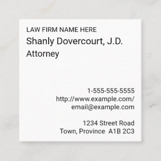 Basic, Simple Business Card