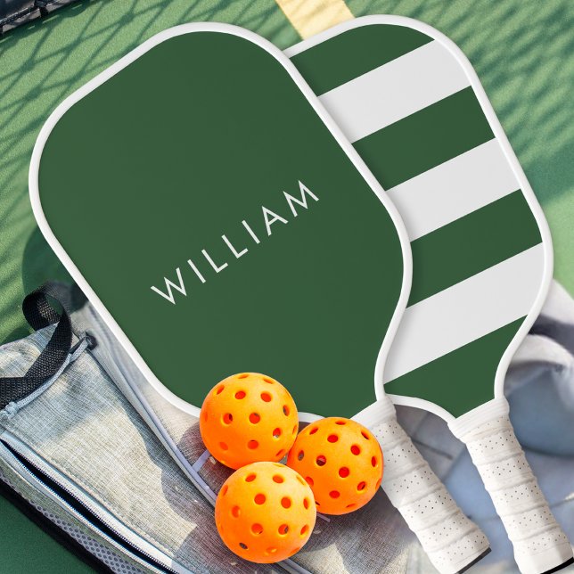 Basic Simple Green Modern Personalised Pickleball Paddle (Creator Uploaded)