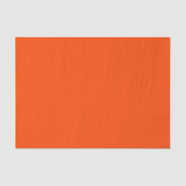 Basic Solid Orangered Tissue Paper (Front)