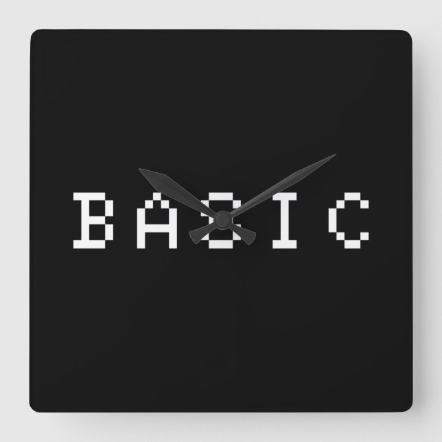 BASIC SQUARE WALL CLOCK (Front)